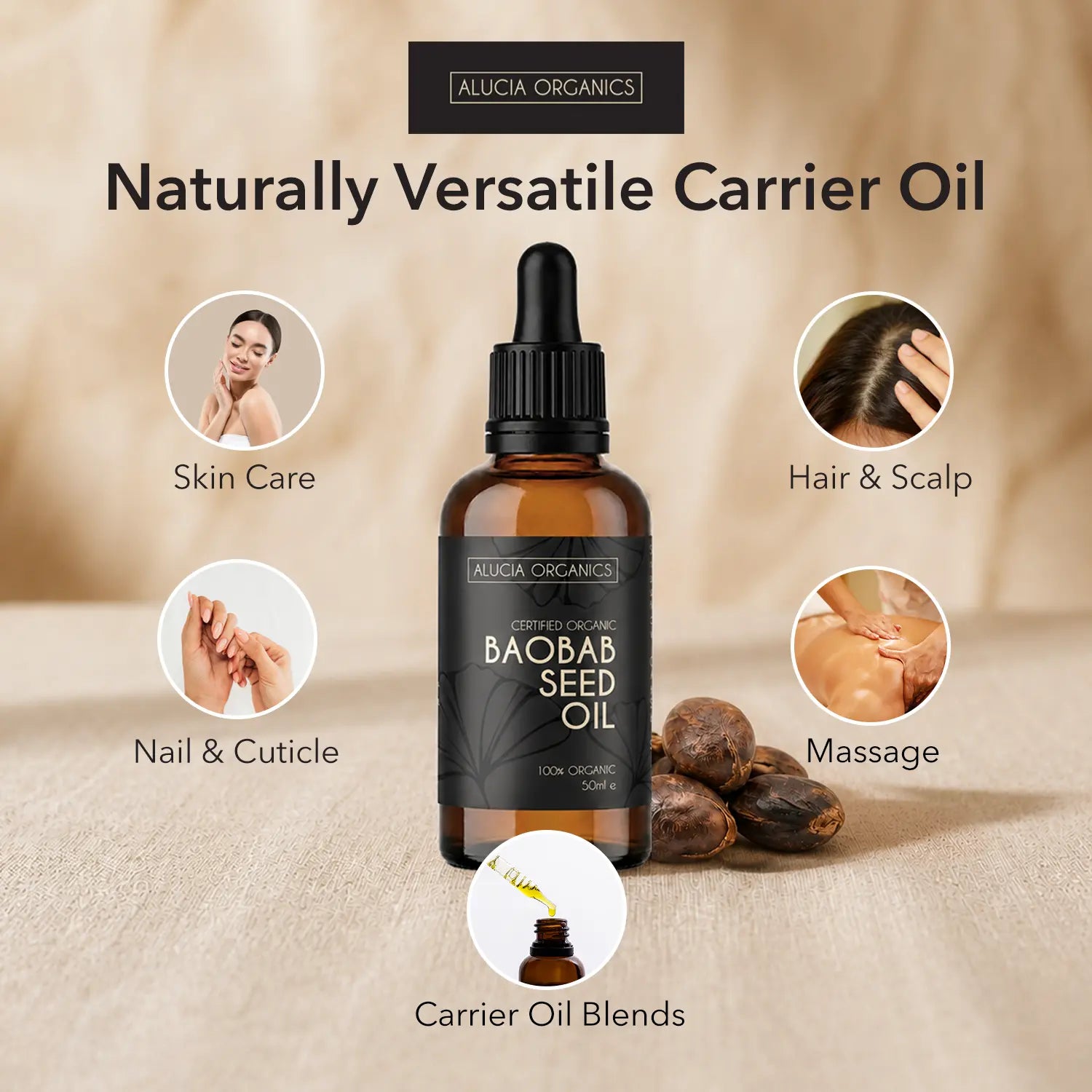 Alucia Organics Certified Organic Baobab Seed Oil