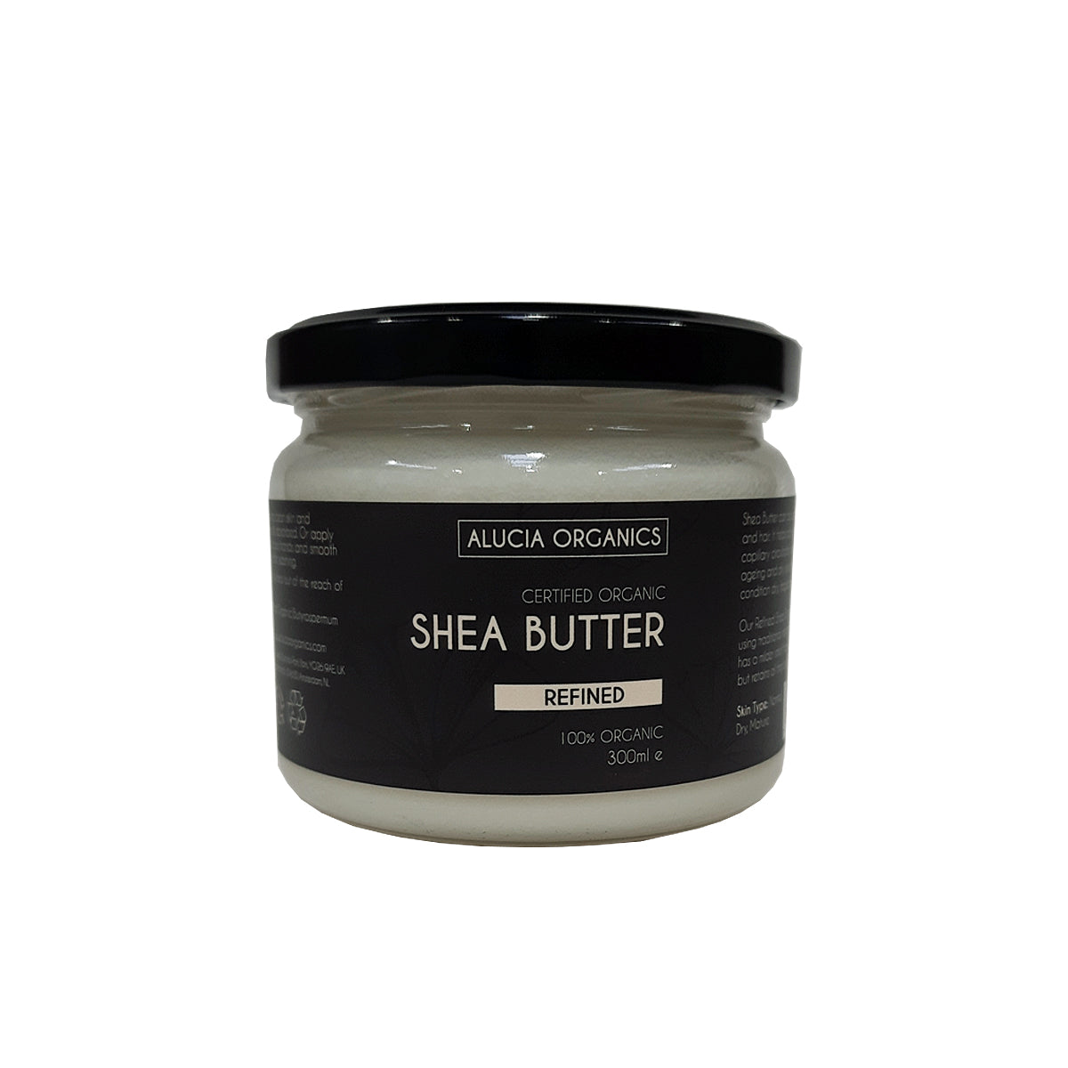 Alucia Organics Certified Organic Refined Shea Butter 300ml