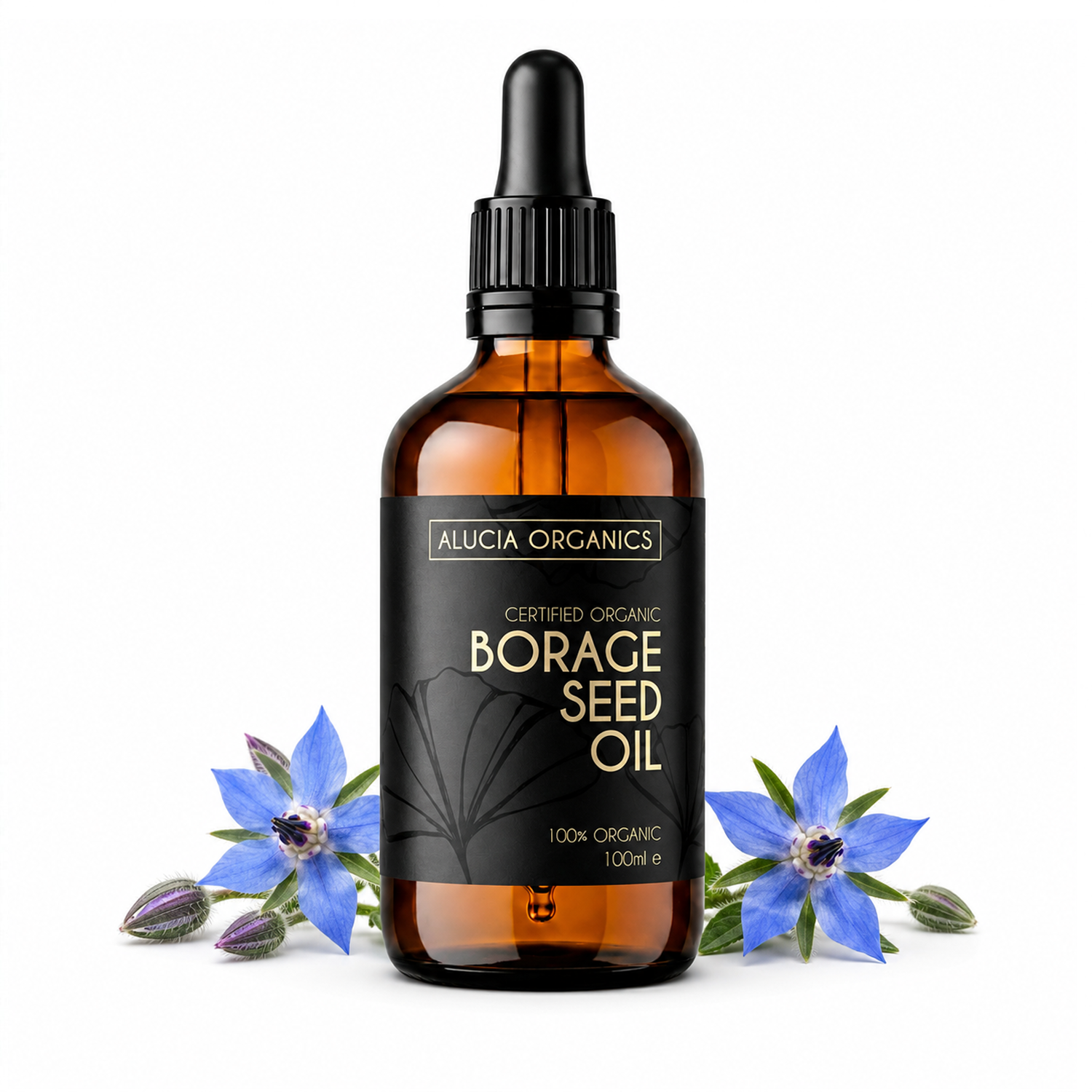 Alucia Organics Certified Organic Borage Seed Oil 100ml