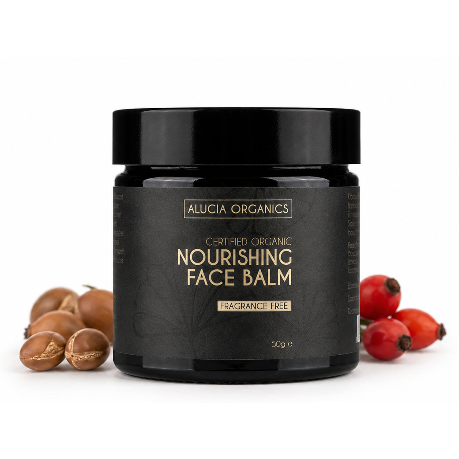Alucia Organics Certified Organic Nourishing Face Balm Fragrance Free 50g