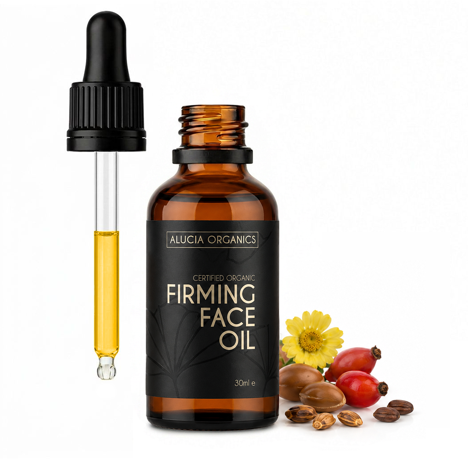 Alucia Organics Certified Organic Firming Face Oil 30ml