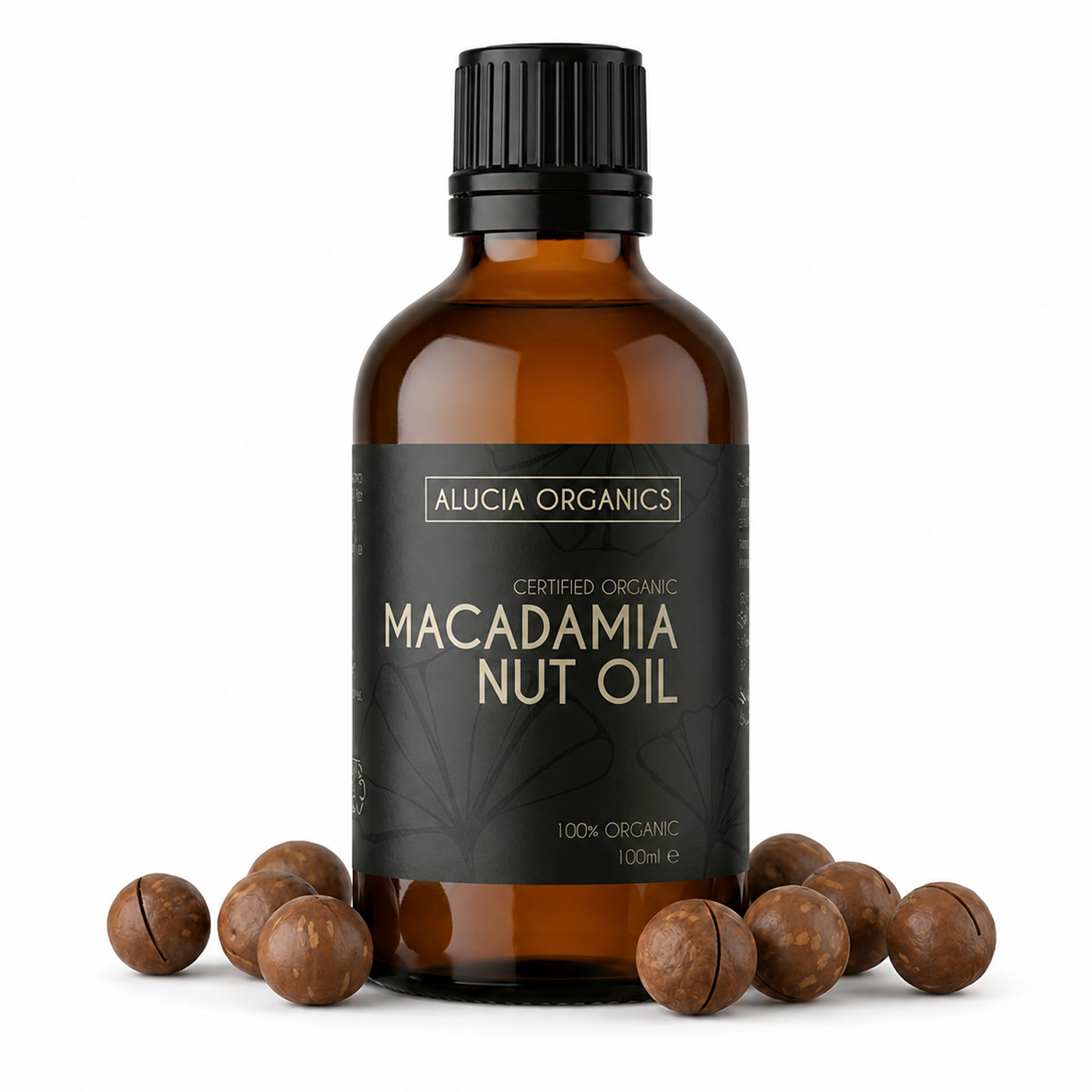 Alucia Organics Certified Organic Macadamia Nut Oil 100ml