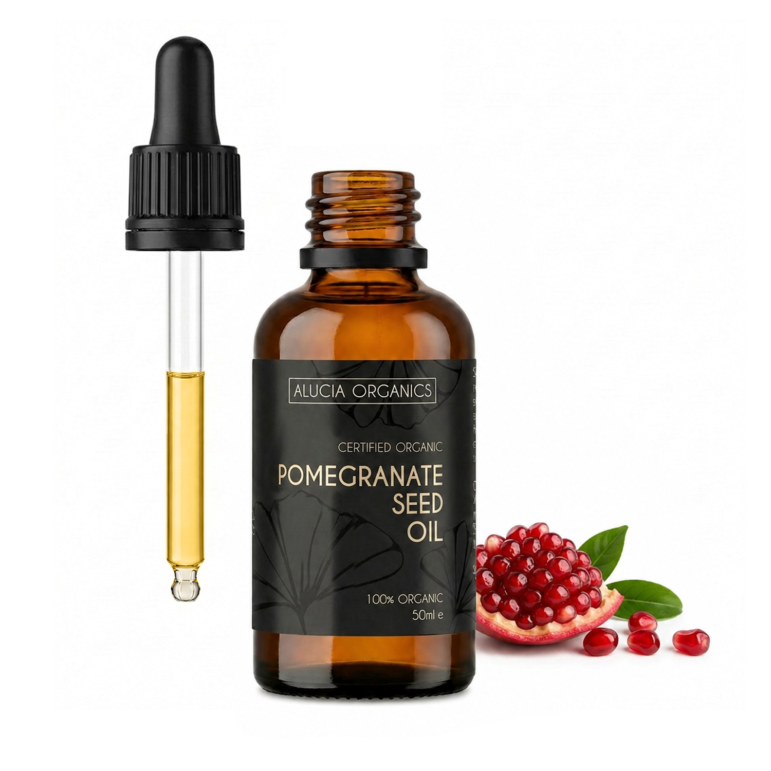 Alucia Organics Certified Organic Pomegranate Seed Oil 50ml